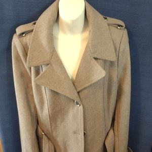 Vintage Calvin Klein size 16. Tan coat